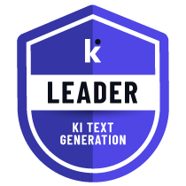 Badge "Leader KI Text Generation"